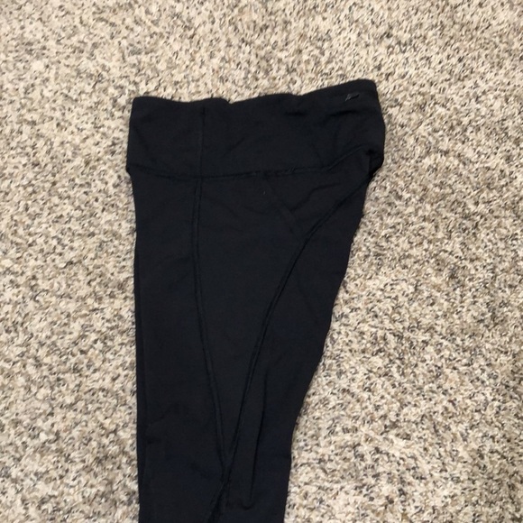 Athleta Lightening Stash Pocket Tights Size XSP XS Petite Black Mesh Reflective - Picture 3 of 11